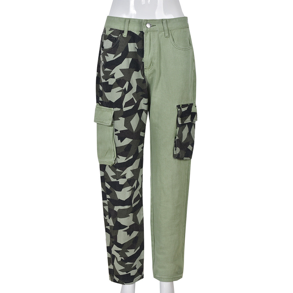 2023 Designer Casual Joggers Pants Women Summer 2023 Y2k Camouflage Contrast Straight Jeans Streetwear Multi Large Pockets Trousers Wholesale Bulk Clothes 9707, Camouflage green
2023 Designer Casual Joggers Pants Women Summer 2023 Y2k Camouflage Contrast Straight Jeans Streetwear Multi Large Pockets Trousers Wholesale Bulk Clothes 9707, Camouflage green