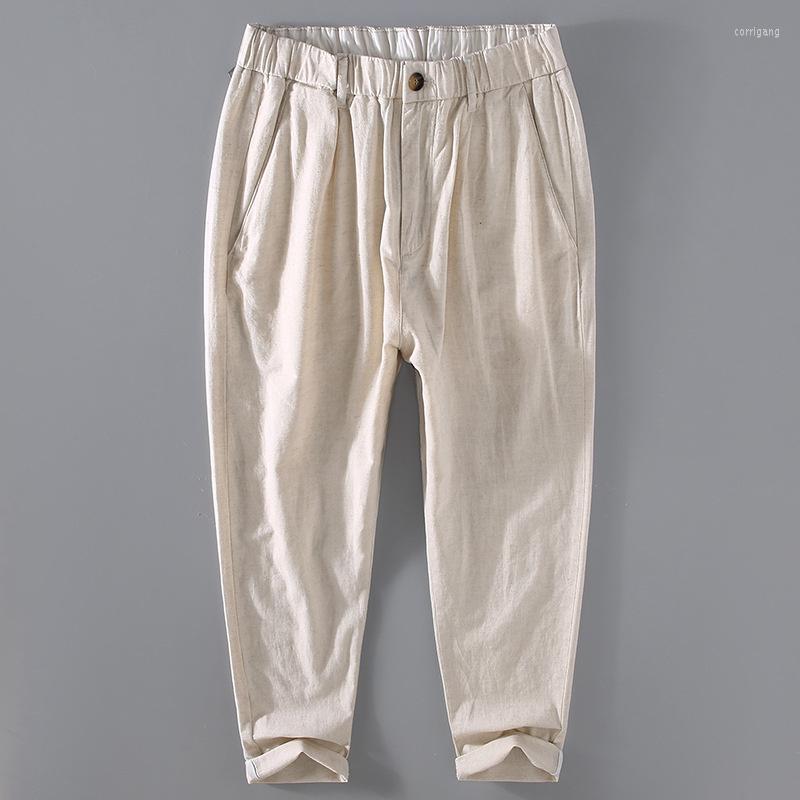 Men's Pants Summer Men's Linen Fashion Business Casual Sold Color Thin Loose Straight Tube Versatile Cotton Trousers Man, Green
Men's Pants Summer Men's Linen Fashion Business Casual Sold Color Thin Loose Straight Tube Versatile Cotton Trousers Man, Green