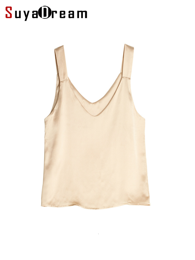 Camisoles Tanks SuyaDream Women Silk Camisole 100%Pure Silk Simple Chic Camis Spring Summer T shirts Black White 230413
Camisoles Tanks SuyaDream Women Silk Camisole 100%Pure Silk Simple Chic Camis Spring Summer T shirts Black White 230413