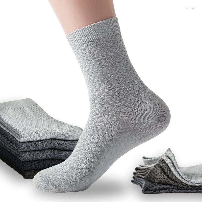 Men's Socks 5 Pairs For Men High Quality Bamboo Fiber Business Compression Breathable Casual Four Seasons Male's Middle Tube, 5 pairs blue-grey
Men's Socks 5 Pairs For Men High Quality Bamboo Fiber Business Compression Breathable Casual Four Seasons Male's Middle Tube, 5 pairs blue-grey