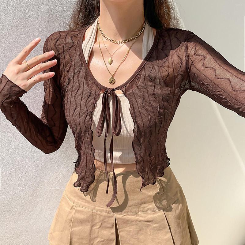 Women' T Shirts Grunge Graphic Spring Women Retro Red Brown V Neck Strap Cardigan Elegant Lace Long Sleeve Y2k Slim Aesthetic
Women' T Shirts Grunge Graphic Spring Women Retro Red Brown V Neck Strap Cardigan Elegant Lace Long Sleeve Y2k Slim Aesthetic