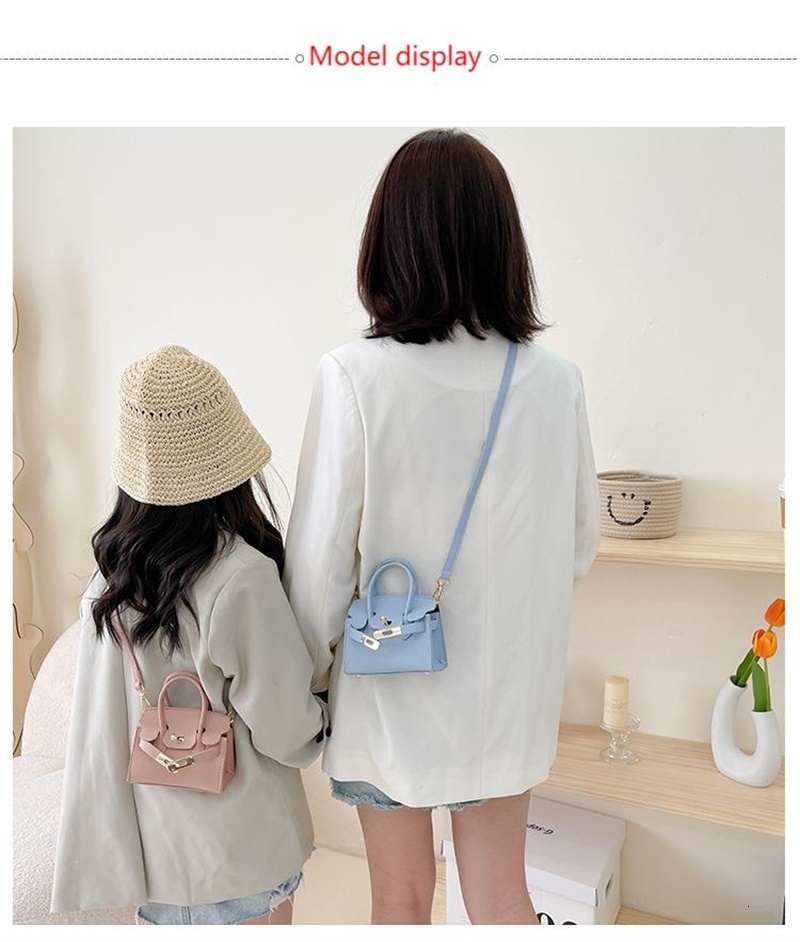 Backpacks Children S Bag Little Girl S Fashion Mini Square Foreign Parent Child Crossbody 230412