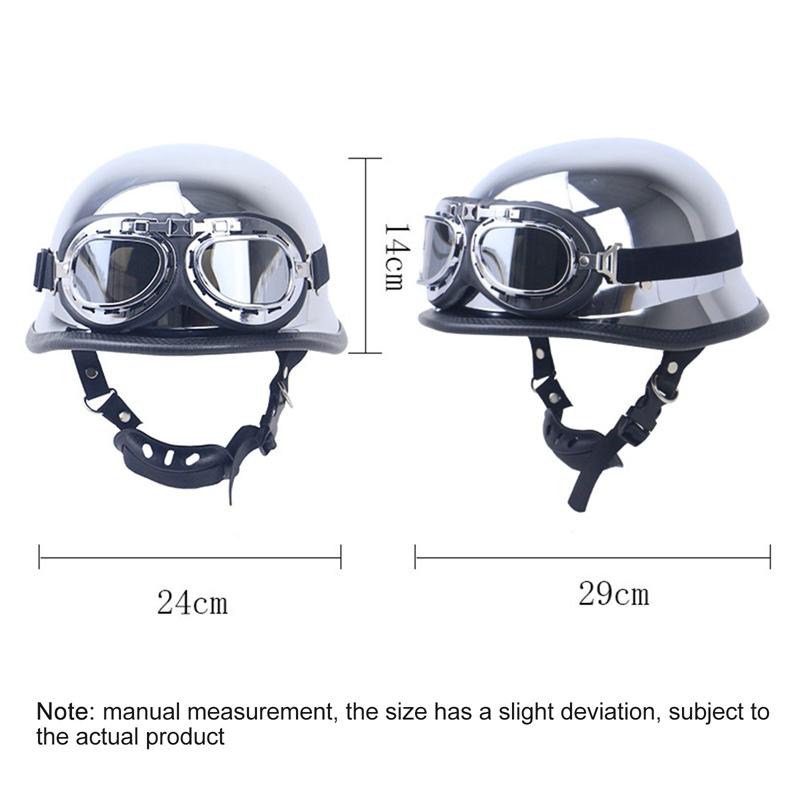 Motorcycle Helmets Retro Vintage Scooter Open Face Helmet Riding Cycling Touring Safety For E-bike Moto Half W/Goggles, Gray
Motorcycle Helmets Retro Vintage Scooter Open Face Helmet Riding Cycling Touring Safety For E-bike Moto Half W/Goggles, Gray