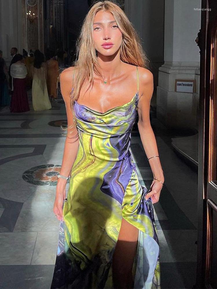 Casual Dresses Mozision 2023 Autumn Spaghetti Strap Print Maxi Dress For Women Gown Fashion Sleeveless Bodycon High Split Long Printed, Green
Casual Dresses Mozision 2023 Autumn Spaghetti Strap Print Maxi Dress For Women Gown Fashion Sleeveless Bodycon High Split Long Printed, Green