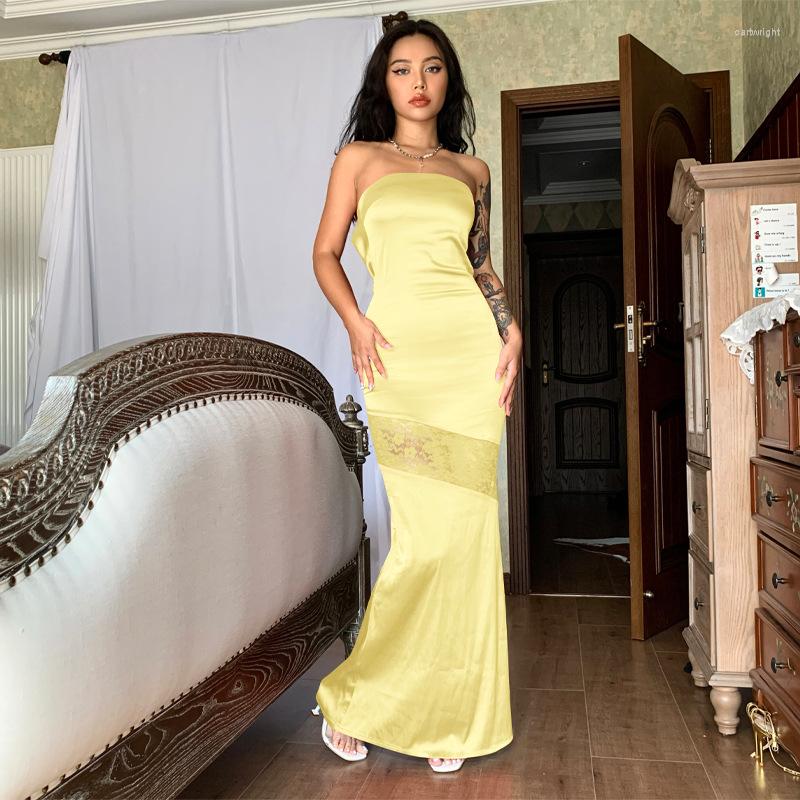 Casual Dresses Women 2023 Sexy Bandeau One-Shoulder Elegant Stitching Slim-Fit Sheath Floor Length Dress, Pink
Casual Dresses Women 2023 Sexy Bandeau One-Shoulder Elegant Stitching Slim-Fit Sheath Floor Length Dress, Pink
