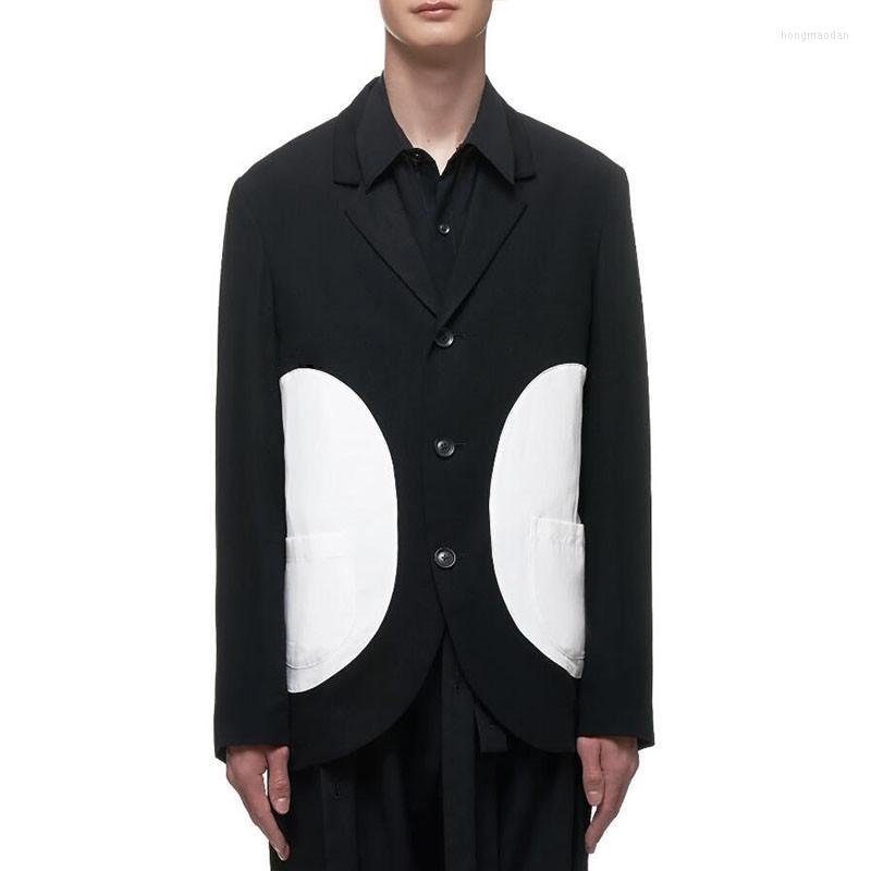 Men' Suits Spring And Autumn European American Trend Men' Loose Medium Length Casual Suit Jacket Youth Versatile Fashion Splicing, Black
Men' Suits Spring And Autumn European American Trend Men' Loose Medium Length Casual Suit Jacket Youth Versatile Fashion Splicing, Black