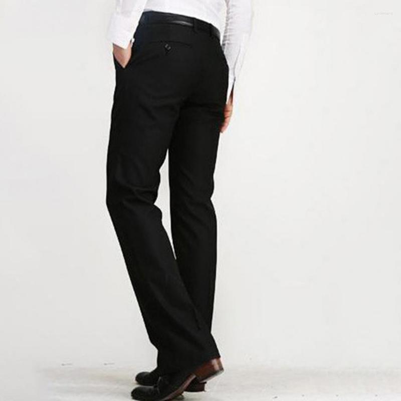 Men's Suits Formal Casual Trousers Pockets Anti-pilling Work Pants Full Length Male Straight Leg, Black
Men's Suits Formal Casual Trousers Pockets Anti-pilling Work Pants Full Length Male Straight Leg, Black