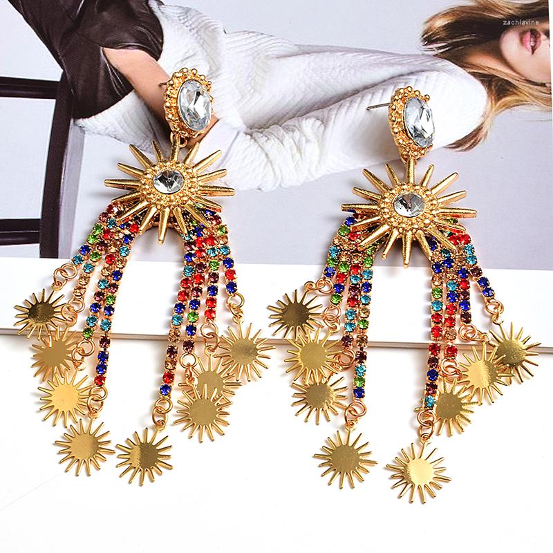 Dangle Earrings Statement Colorful Crystal Long High-grade Fashion Trend Drop Earring Jewelry Accessories For Women Wholesale
Dangle Earrings Statement Colorful Crystal Long High-grade Fashion Trend Drop Earring Jewelry Accessories For Women Wholesale