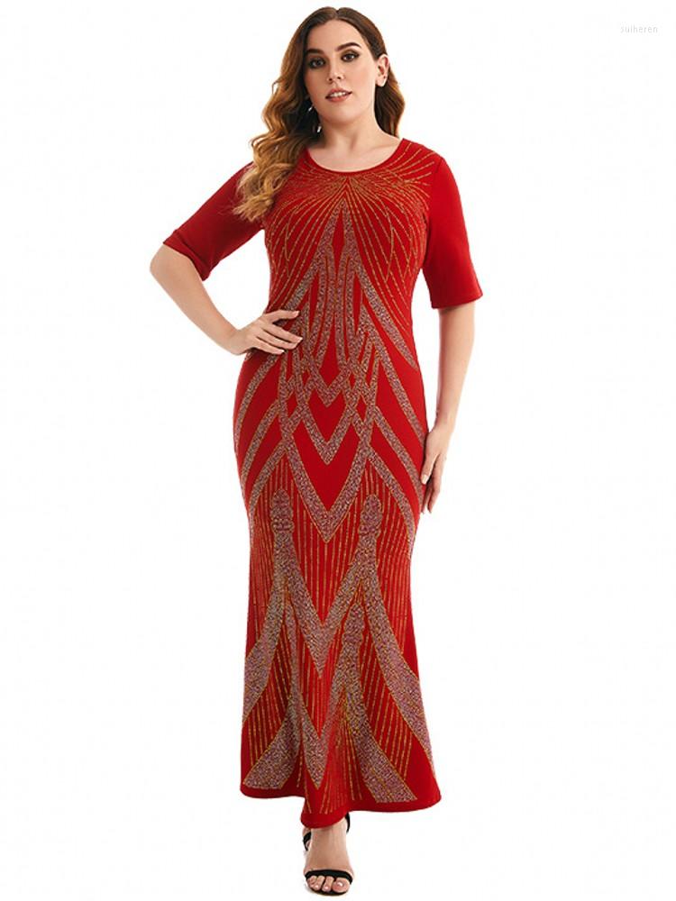 Ethnic Clothing Auutmn Elegent African Women Round Neck Printing Polyester 3/4 Sleeve Plus Size Ankle-Length Dress Dresses For
Ethnic Clothing Auutmn Elegent African Women Round Neck Printing Polyester 3/4 Sleeve Plus Size Ankle-Length Dress Dresses For
