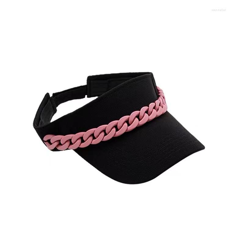 Wide Brim Hats Sun Hat Women Beach Visor Girl's Adjustable Chain UV Protection Top Empty Tennis Golf Running Sunscreen, White yellow
Wide Brim Hats Sun Hat Women Beach Visor Girl's Adjustable Chain UV Protection Top Empty Tennis Golf Running Sunscreen, White yellow