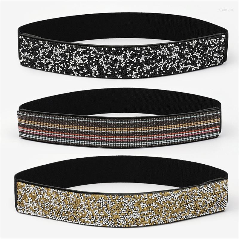 Belts Shining Rhinestone Sequins Waist For Women Elastic Corset Belt Crystal Waistband Female Dress Decoration Waistbands, Blue
Belts Shining Rhinestone Sequins Waist For Women Elastic Corset Belt Crystal Waistband Female Dress Decoration Waistbands, Blue