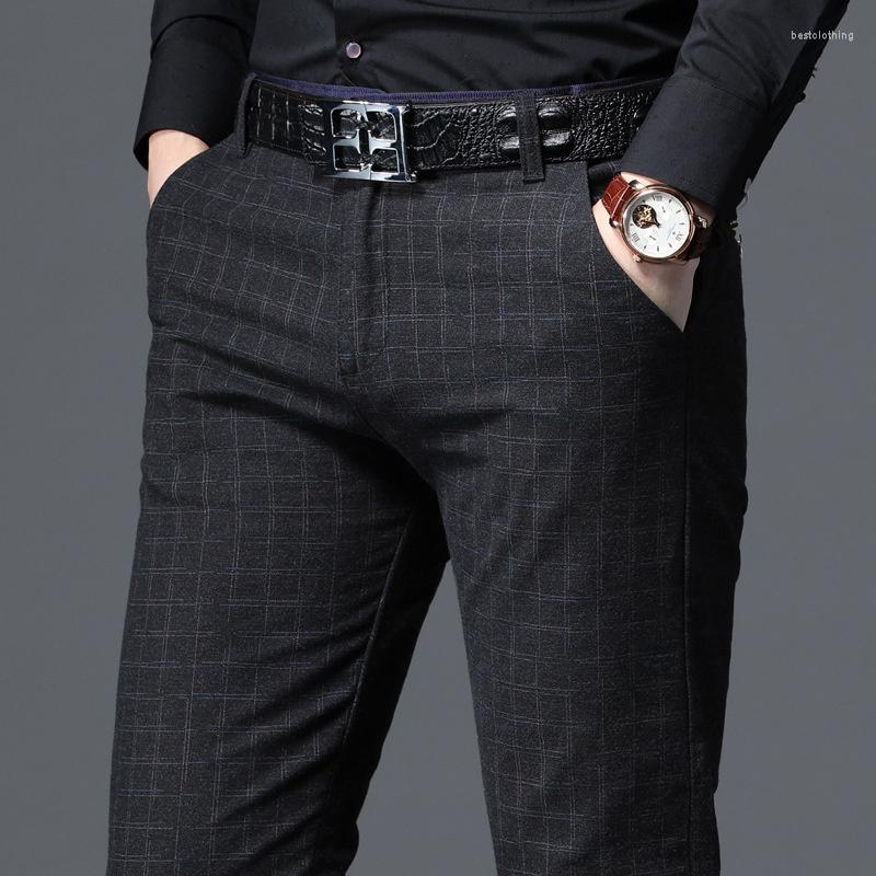 Men's Pants 2023 Men's Casual Plaid Business Slim Fit Black Blue Classic Style Elastic Trousers Male Brand Clothes, C9129 black
Men's Pants 2023 Men's Casual Plaid Business Slim Fit Black Blue Classic Style Elastic Trousers Male Brand Clothes, C9129 black
