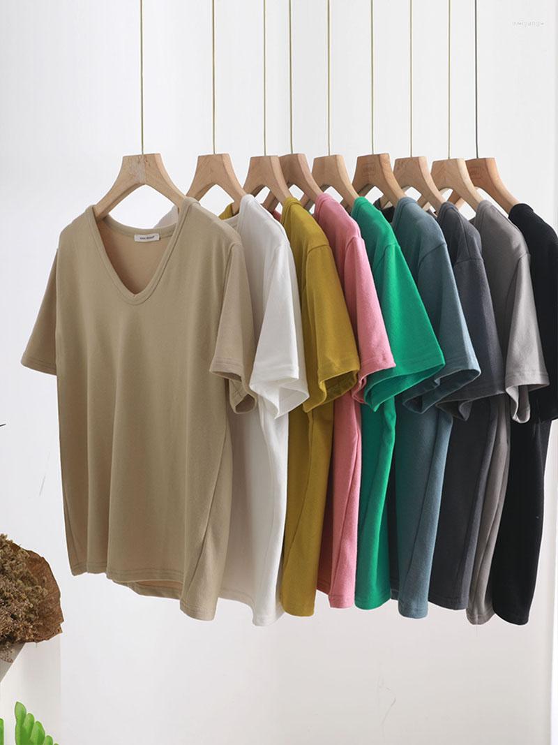 Women's T Shirts 2023 Cotton Short Sleeve V-Neck Loose Casual Tee T-Shirt Student Basic Office Lady Solid Color, Black
Women's T Shirts 2023 Cotton Short Sleeve V-Neck Loose Casual Tee T-Shirt Student Basic Office Lady Solid Color, Black