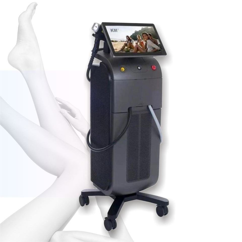 2024 Diode laser hair removal machine 3 wavelength 808nm 755nm 1064nm with 3500 watts skin rejuvenation 3 times remove hair forever