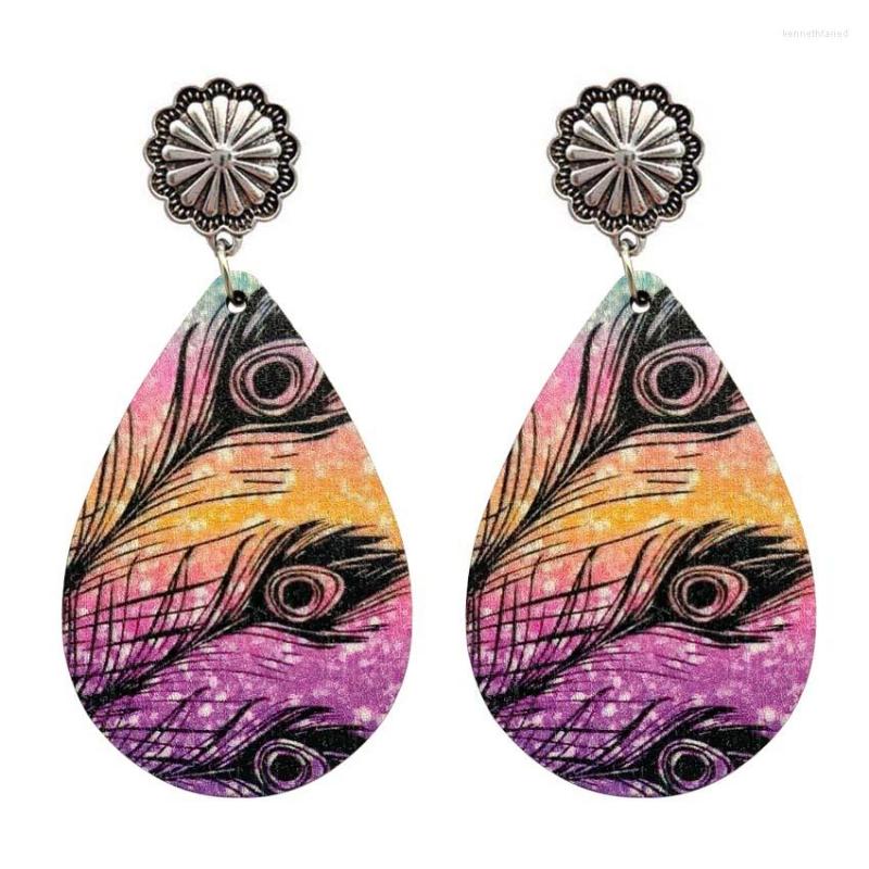 Dangle Earrings Peacock Feather Wood For Women Fashion Vintage Single Side Print Teardrop Boutique Jewelry Wholesale
Dangle Earrings Peacock Feather Wood For Women Fashion Vintage Single Side Print Teardrop Boutique Jewelry Wholesale