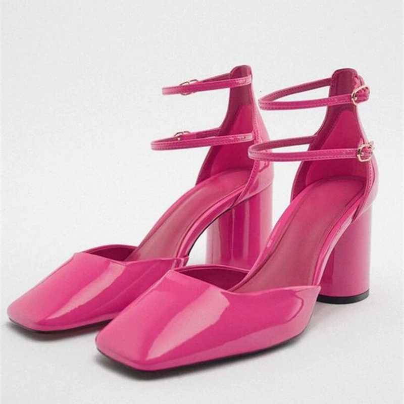 Za Rose Red Jane Shoes Thick Heel High Heels Autumn and Winter New Women's Leather Square Head Ankle Strap Sandals, Rose pink
Za Rose Red Jane Shoes Thick Heel High Heels Autumn and Winter New Women's Leather Square Head Ankle Strap Sandals, Rose pink