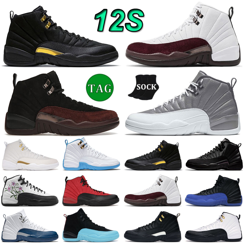 Mens 12 Basketball shoes 12s Reverse A Ma Maniere Black Flu Game Royal Taxi Michigan University Gold Indigo Gamma men trainers sports sneakers size 36-47, #12
Mens 12 Basketball shoes 12s Reverse A Ma Maniere Black Flu Game Royal Taxi Michigan University Gold Indigo Gamma men trainers sports sneakers size 36-47, #12