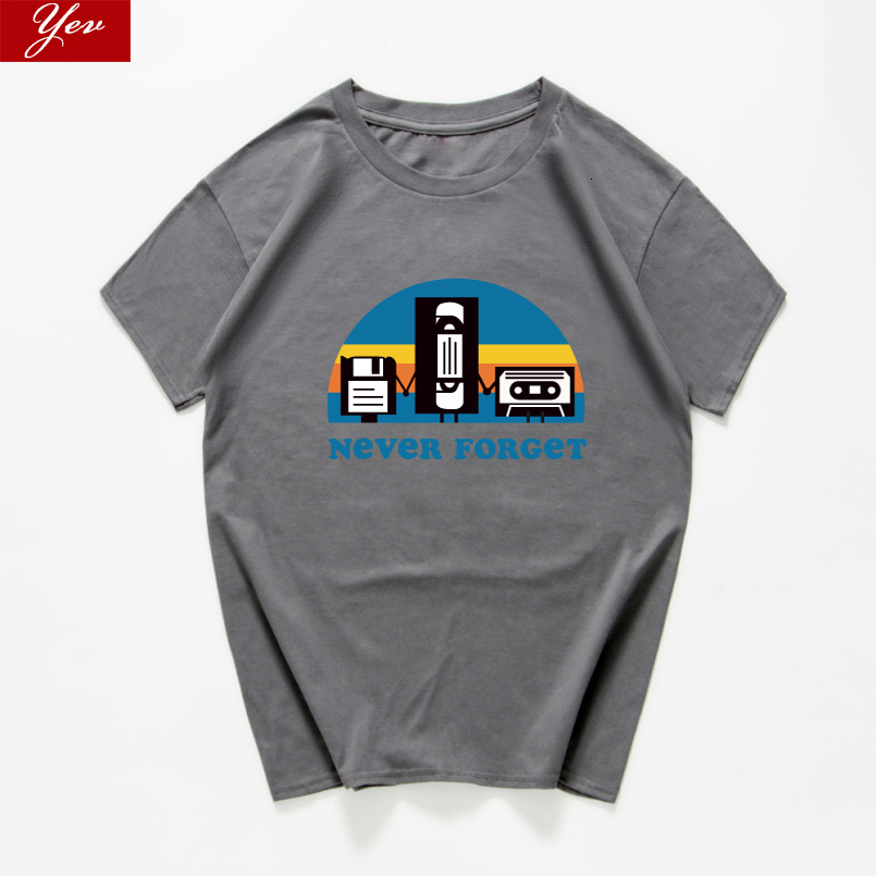 Men's T-Shirts Never Forget Sarcastic Graphic Music Novelty Funny T Shirt men casual cotton top letter printed Men's T-shirt Tee shirt homme