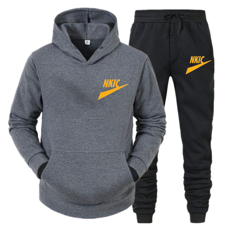 New Brand Men's Tracksuit Leisure Hoodies Pants Two Piece Sets Sportswear Sweatshirts Jogging Male Sets Track Suits, White 2
New Brand Men's Tracksuit Leisure Hoodies Pants Two Piece Sets Sportswear Sweatshirts Jogging Male Sets Track Suits, White 2