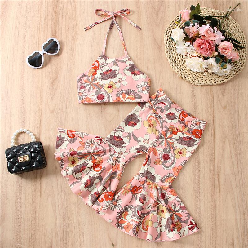 Clothing Sets Toddler Baby Girls Clothes Set Floral Print Sleeveless Halter Vest Flare Pants 2pcs Kids Children Outfits Summer, Picture shown
Clothing Sets Toddler Baby Girls Clothes Set Floral Print Sleeveless Halter Vest Flare Pants 2pcs Kids Children Outfits Summer, Picture shown