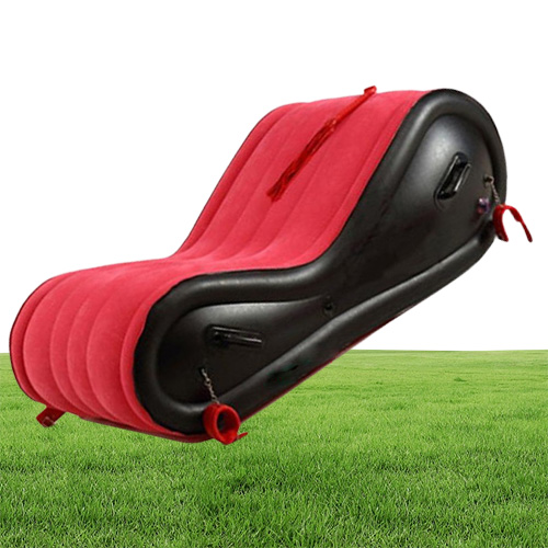 Camp Furniture Modern Inflatable Air Sofa For Adult Love Chair Beach Garden Outdoor Bed Foldable Travel Camping Fun309n