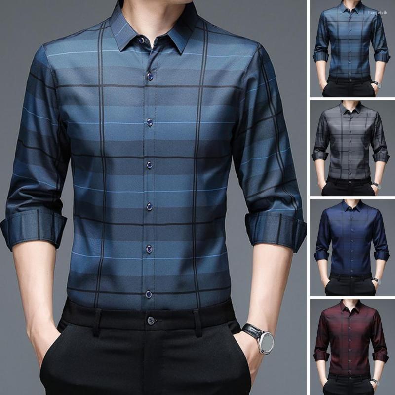 Men's Casual Shirts Men Spring Shirt Clothes Business Turn-down Collar Single-breasted Plaid Print Contrast Color Buttons Meeting Sli, Red
Men's Casual Shirts Men Spring Shirt Clothes Business Turn-down Collar Single-breasted Plaid Print Contrast Color Buttons Meeting Sli, Red
