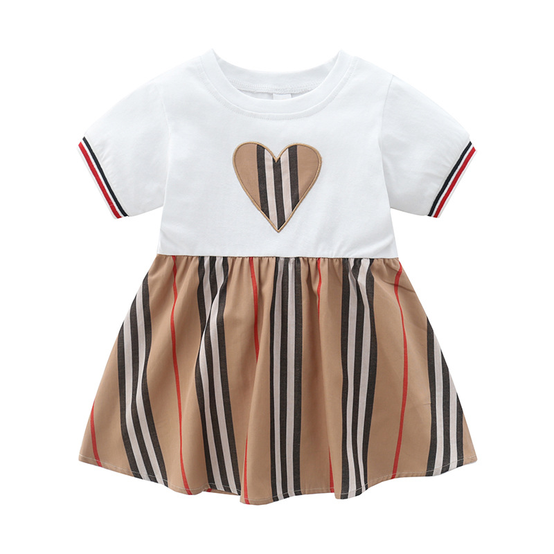 Summer Baby Girls Dresses Kids Clothes Short Sleeve Dress Cotton Children Striped Princess Skirt 1-6 Years, Red
Summer Baby Girls Dresses Kids Clothes Short Sleeve Dress Cotton Children Striped Princess Skirt 1-6 Years, Red