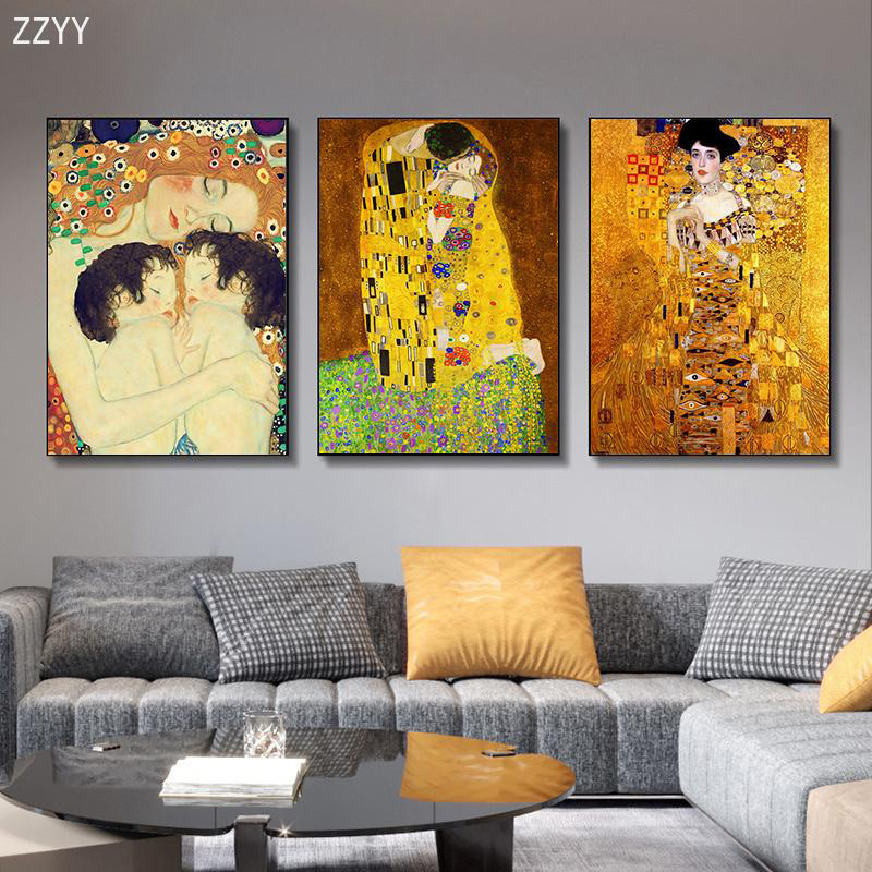 Gustav Klimt Classic Art Work Canvas Oil Painiting Poster and Print Wall Art Picture for Living Room Home Decoration (No Frame)
Gustav Klimt Classic Art Work Canvas Oil Painiting Poster and Print Wall Art Picture for Living Room Home Decoration (No Frame)