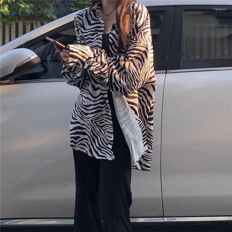 Women' Blouses QWEEK Harajuku Zebra Print Shirt Women Gothic Blouse 2023 Oversized Streetwear Japanese Goth Black Long Sleeve Tops Punk, Photo
Women' Blouses QWEEK Harajuku Zebra Print Shirt Women Gothic Blouse 2023 Oversized Streetwear Japanese Goth Black Long Sleeve Tops Punk, Photo