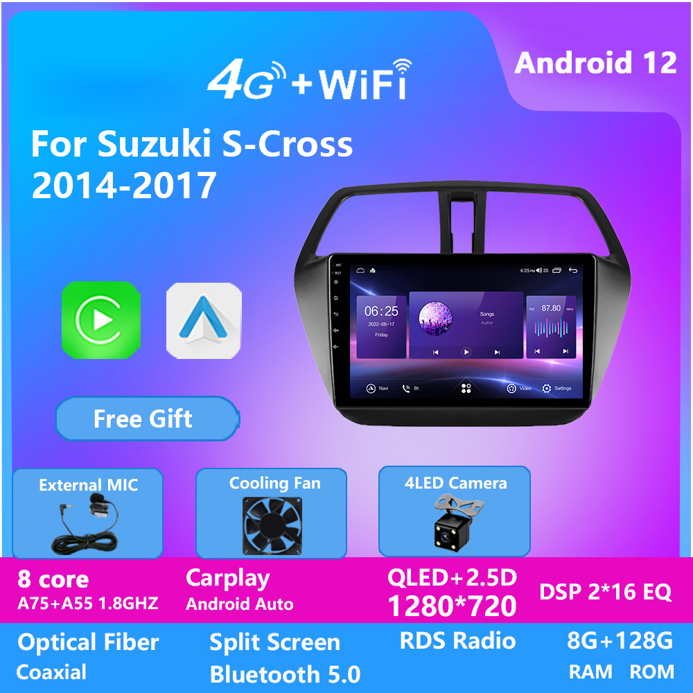 Car Video Dvd Player Touch Screen Navigation System Media for Suzuki S-CROSS 2014-2017 128G High Quality
Car Video Dvd Player Touch Screen Navigation System Media for Suzuki S-CROSS 2014-2017 128G High Quality