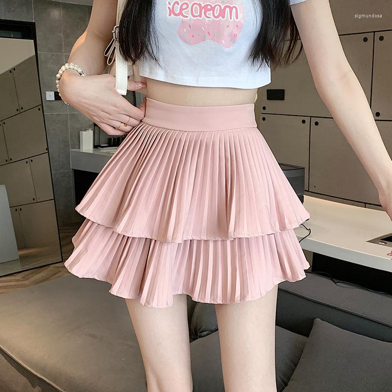 Skirts COZOK Double Layer Cake Pleated Half Skirt Female 2023 Summer High Waist Showing Thin Short A-line Flanged Shaggy, White
Skirts COZOK Double Layer Cake Pleated Half Skirt Female 2023 Summer High Waist Showing Thin Short A-line Flanged Shaggy, White