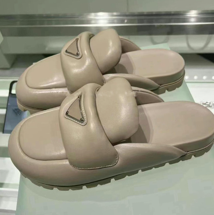 Fashion Platform Muffin Bread Shoes round Toe Triangle Gold Buckle Slippers Slip-on Casual Soft Leather Comfortable Closed-Toe Slipper, Grey
Fashion Platform Muffin Bread Shoes round Toe Triangle Gold Buckle Slippers Slip-on Casual Soft Leather Comfortable Closed-Toe Slipper, Grey