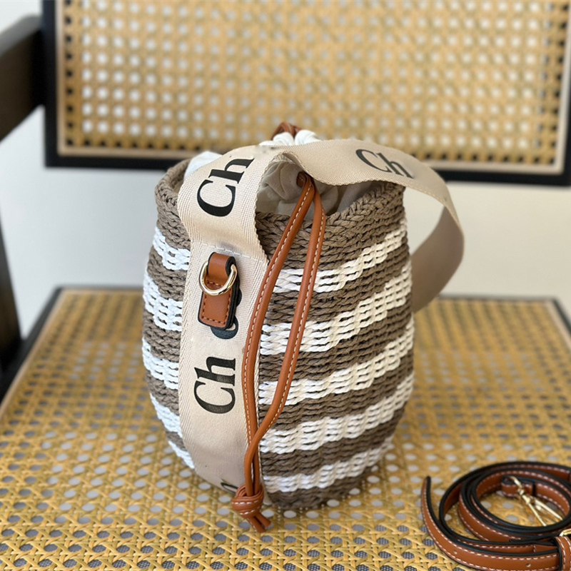2023 Women Basket Bucket Bag Straw Bags Handbag Raffia Tote Beach Shoulder Crossbody Womens Handbags Luxurys Designers Totes Purses Summer, Light brown
2023 Women Basket Bucket Bag Straw Bags Handbag Raffia Tote Beach Shoulder Crossbody Womens Handbags Luxurys Designers Totes Purses Summer, Light brown