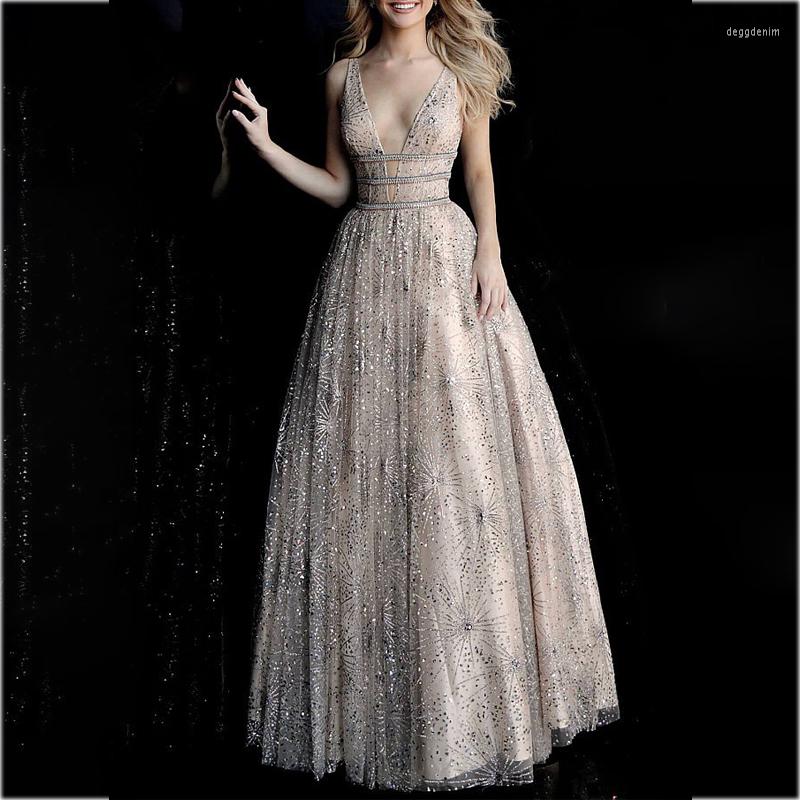 Party Dresses 2023 Sexy Deep V Neck Sleeveless Homecoming Women Backless Sequins Long Prom Robes Vestido De Fiesta Boda Guest Gowns, Apricot
Party Dresses 2023 Sexy Deep V Neck Sleeveless Homecoming Women Backless Sequins Long Prom Robes Vestido De Fiesta Boda Guest Gowns, Apricot