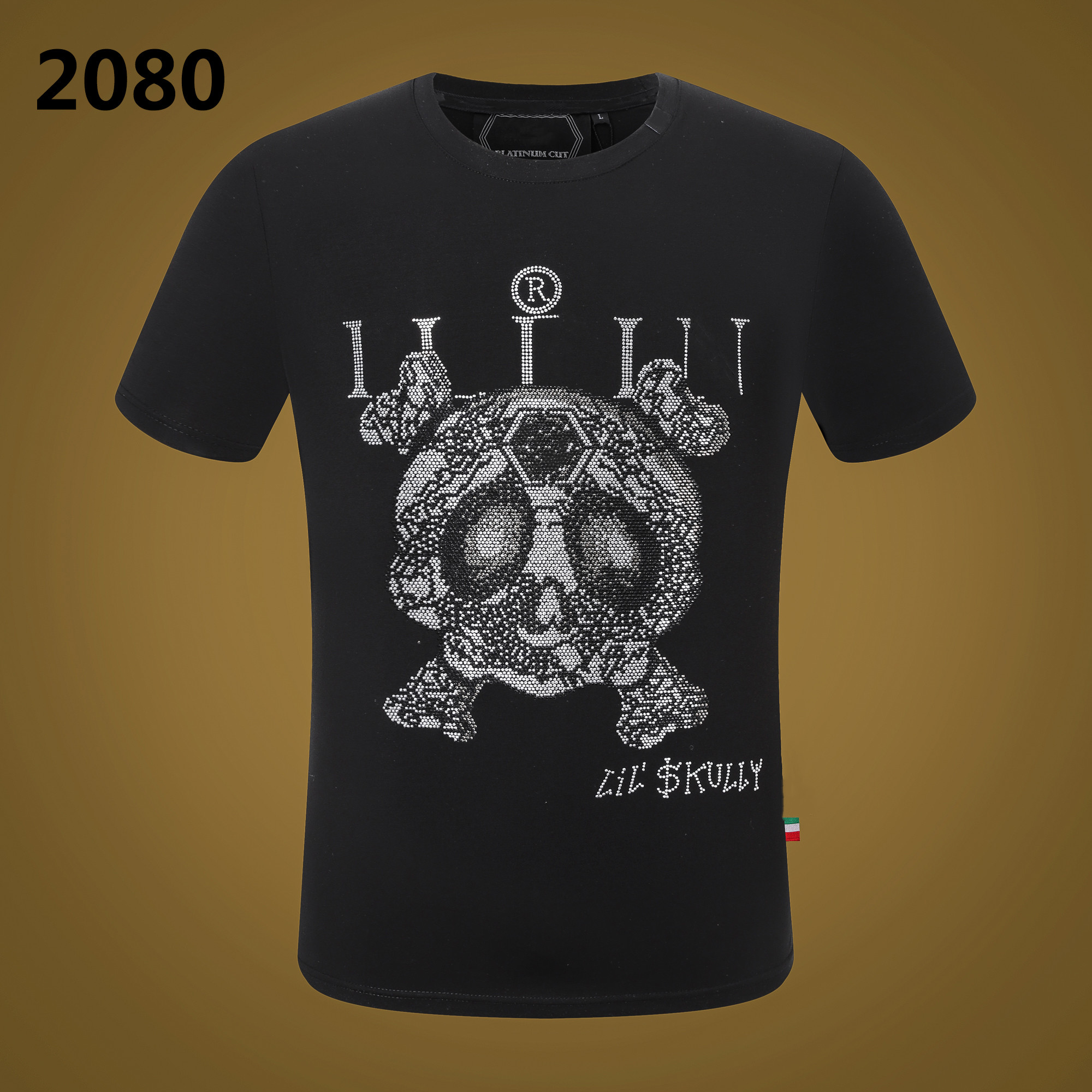 PP Fashion Men's Designer slim fit T-shirt Summer rhinestone Short Sleeve Round Neck shirt tee Skulls Print Tops Streetwear collar Polos M-xxxL P2080, 10
PP Fashion Men's Designer slim fit T-shirt Summer rhinestone Short Sleeve Round Neck shirt tee Skulls Print Tops Streetwear collar Polos M-xxxL P2080, 10