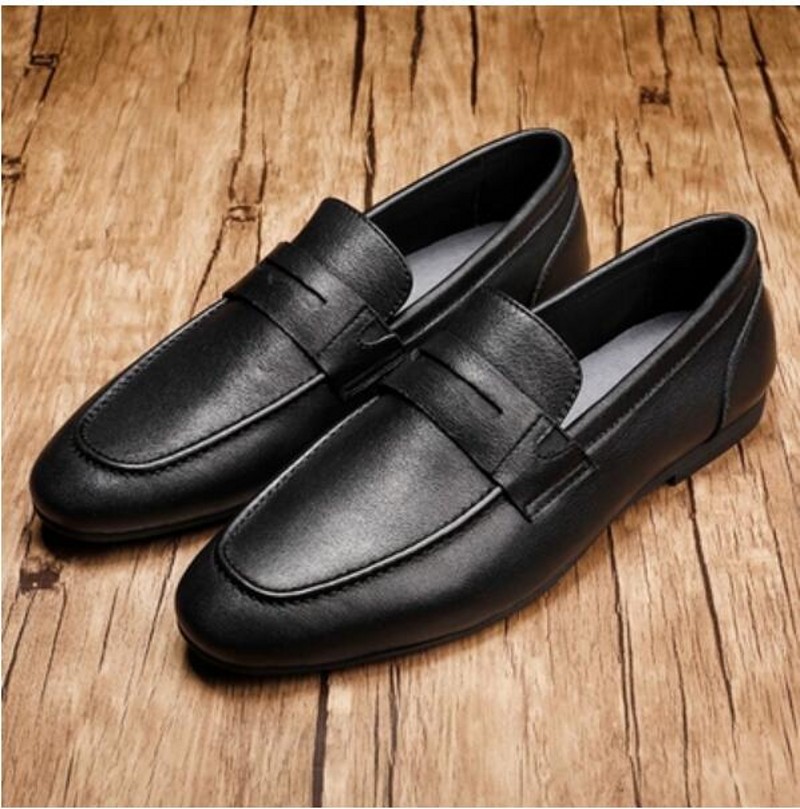 Genuine Leather Men Shoes Black Slip on Soft Leather Mens Drving Loafers Classic Mens Boats Shoes
Genuine Leather Men Shoes Black Slip on Soft Leather Mens Drving Loafers Classic Mens Boats Shoes