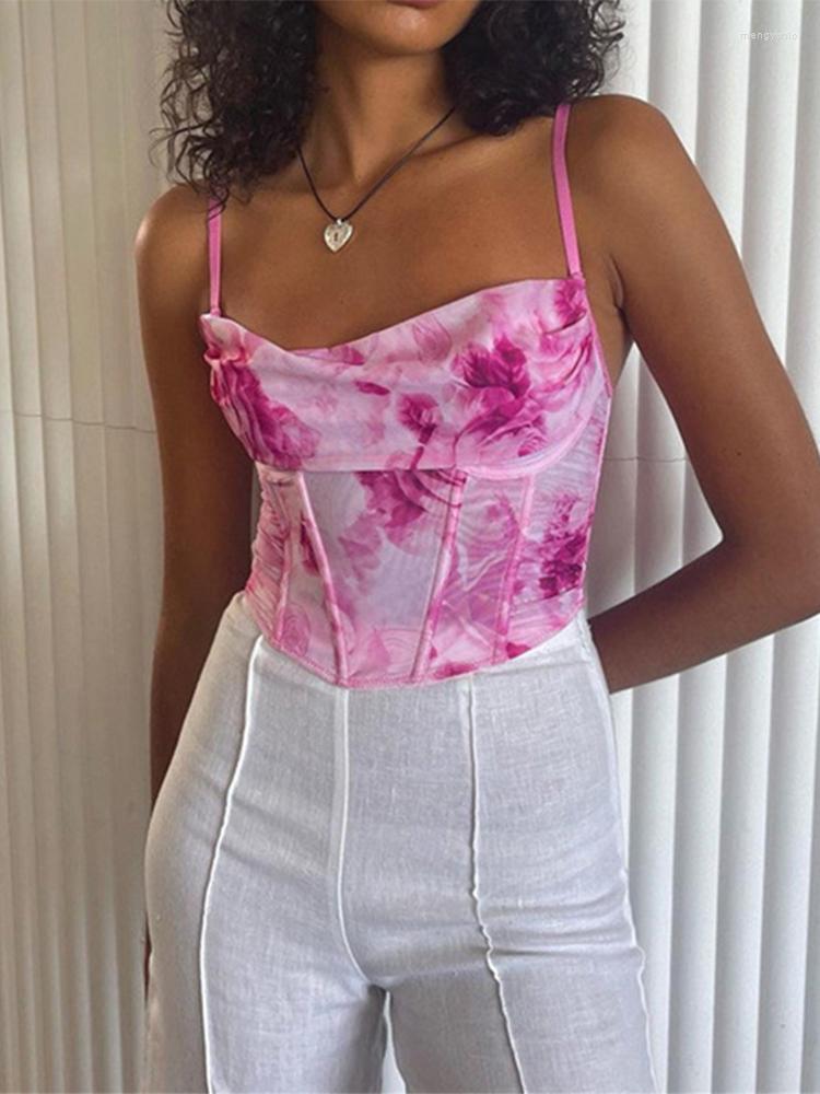 Women' Tanks SEASONS Rose Print Women Camisole Low Neck Sleeveless Backless Sexy Summer Fashion Streetwear Nightclub Party Vest ASVE86638, Pink
Women' Tanks SEASONS Rose Print Women Camisole Low Neck Sleeveless Backless Sexy Summer Fashion Streetwear Nightclub Party Vest ASVE86638, Pink
