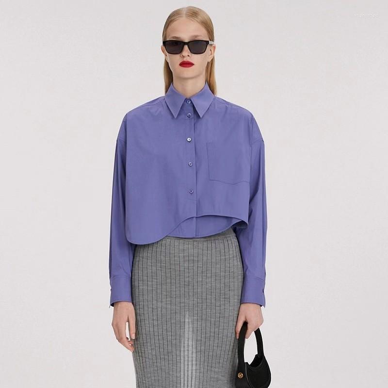 Women' Blouses 2023 Spring And Summer Design Sense Women Short Cotton Loose Long-sleeved Shirt, Lavender
Women' Blouses 2023 Spring And Summer Design Sense Women Short Cotton Loose Long-sleeved Shirt, Lavender