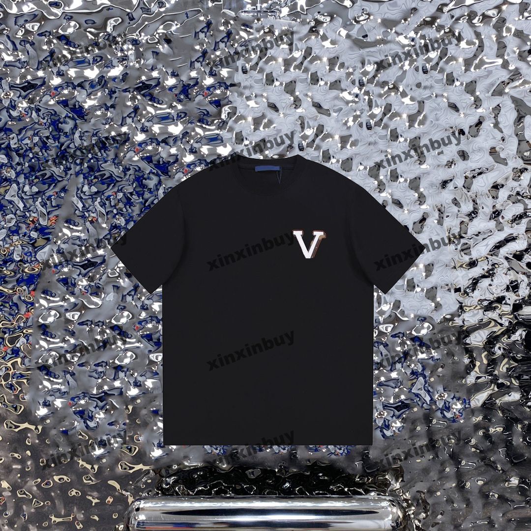 xinxinbuy Men designer Tee t shirt 23ss Paris patch leather letter short sleeve cotton women Black White blue gray XS-XL
xinxinbuy Men designer Tee t shirt 23ss Paris patch leather letter short sleeve cotton women Black White blue gray XS-XL