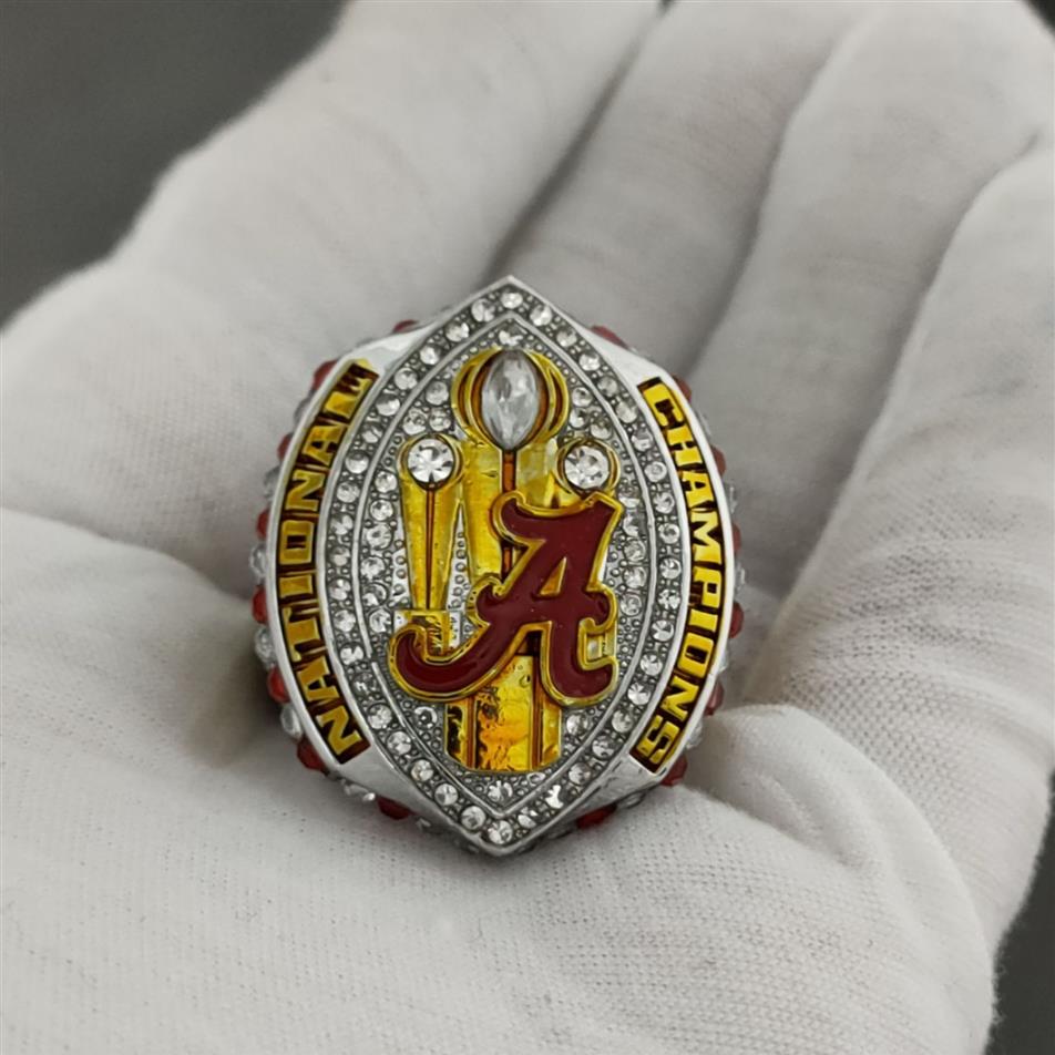 New arrival 2020 Alabama Football championship ring National gold champions rings for men287f
New arrival 2020 Alabama Football championship ring National gold champions rings for men287f