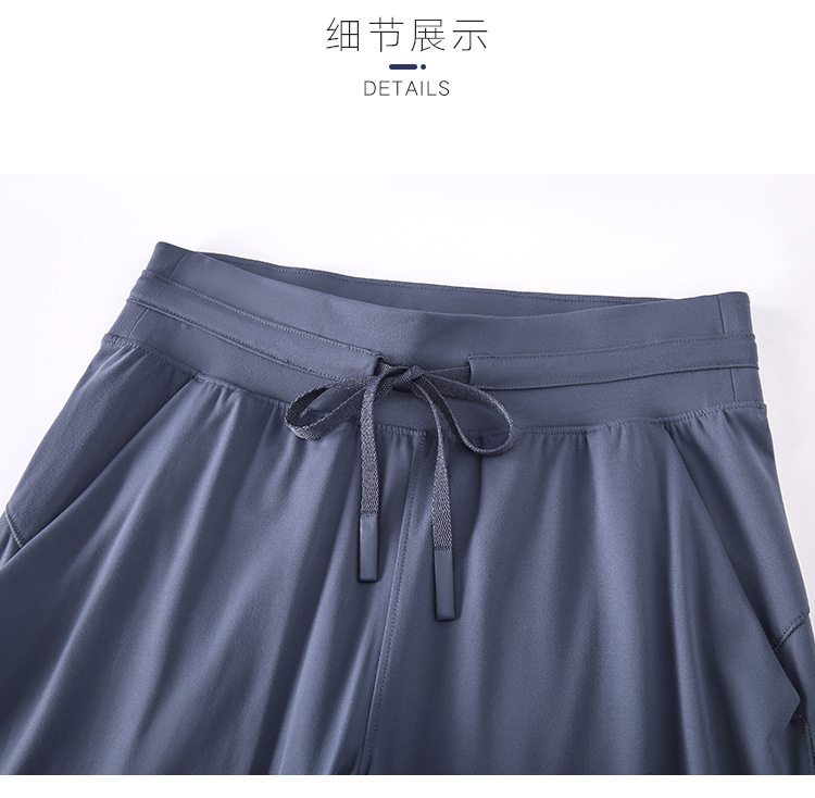 Women's Pants Capris Women Crop Running Active Lounge Jogger Capris with Side pockets Naked Feeling Leggings Drawstring waist good quality 230413