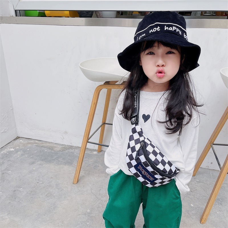 Backpacks Chest Bag Girls Boys Korean Trend Kids Waist Mini Coin Purse Banana Handbag Baby Fanny Children Travel Crossbody Hip Bum 230412