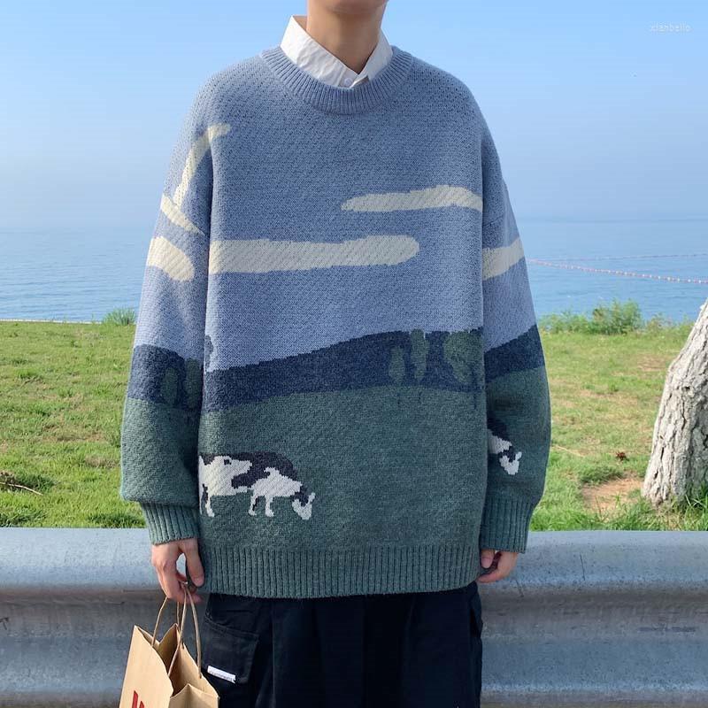 Men's Sweaters Sweater Men's Winter Color Contrast Vintage Casual Simple Loose Knit, Xwsb27-1
Men's Sweaters Sweater Men's Winter Color Contrast Vintage Casual Simple Loose Knit, Xwsb27-1