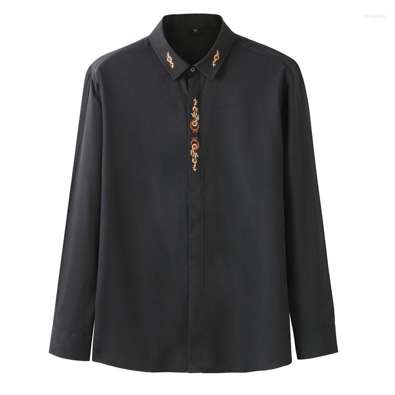 Men's Casual Shirts 10XL 8XL High Quality Luxury Oversize Big Size Men's Social White Shirt Top Black Elegant Long Sleeve For Man
Men's Casual Shirts 10XL 8XL High Quality Luxury Oversize Big Size Men's Social White Shirt Top Black Elegant Long Sleeve For Man