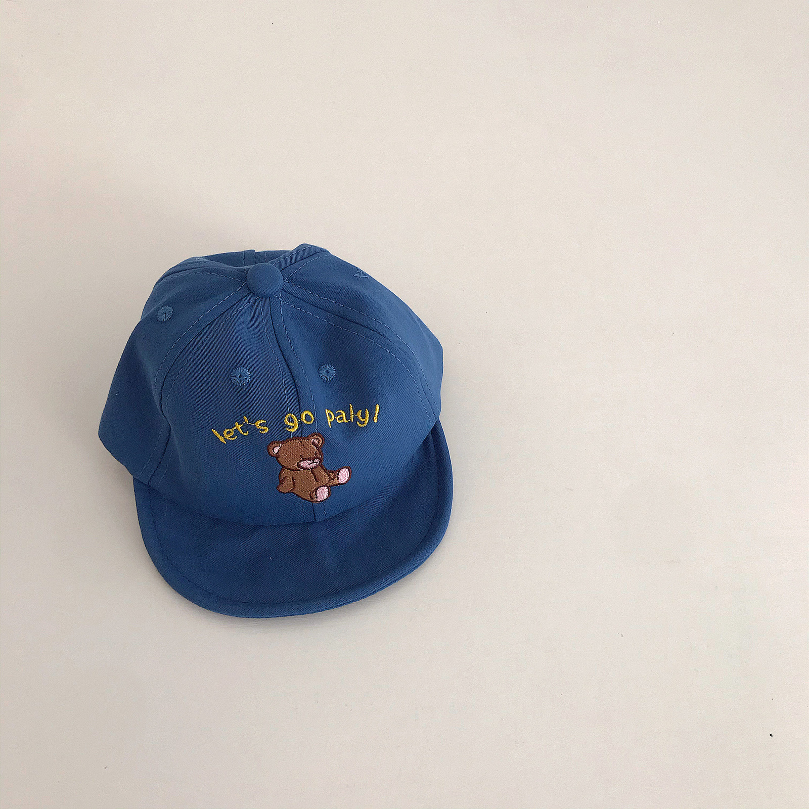 Caps Hats Cute Bear Baby Basketball For Girls Boys Adjustable Kids ed Summer Big Brim Children Sun Accessories 230412