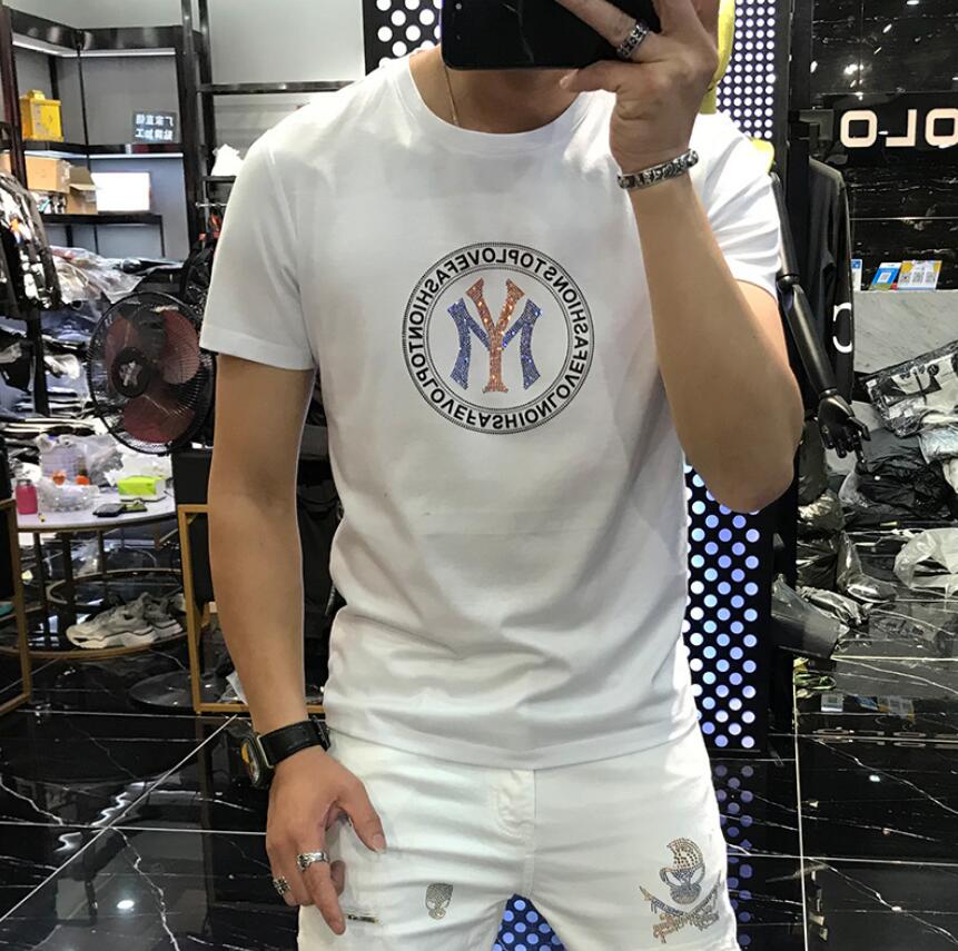 Men's T-Shirts Designer 2023 Summer Internet Red Trend European Station Heavy Craft Letter Slim Fit Round Neck Short Sleeve T-shirt, W2
Men's T-Shirts Designer 2023 Summer Internet Red Trend European Station Heavy Craft Letter Slim Fit Round Neck Short Sleeve T-shirt, W2