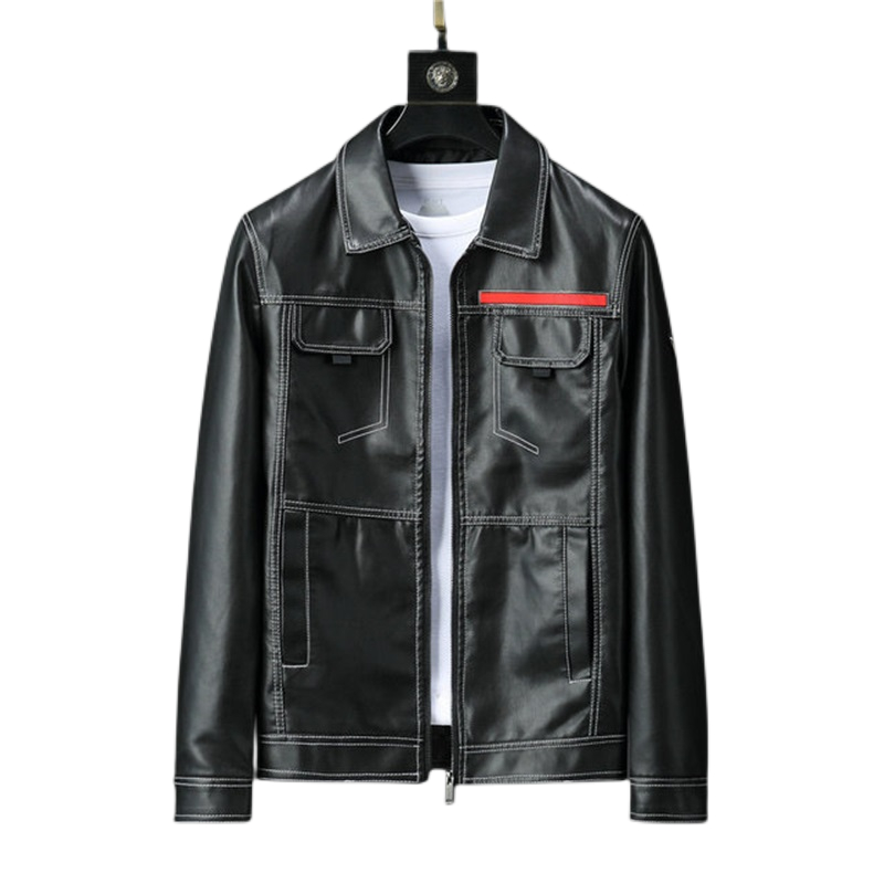 Men's leather jacket Men's coat autumn spring stand-up collar zipper motorcycle motorcycle leather jacket4, Black
Men's leather jacket Men's coat autumn spring stand-up collar zipper motorcycle motorcycle leather jacket4, Black