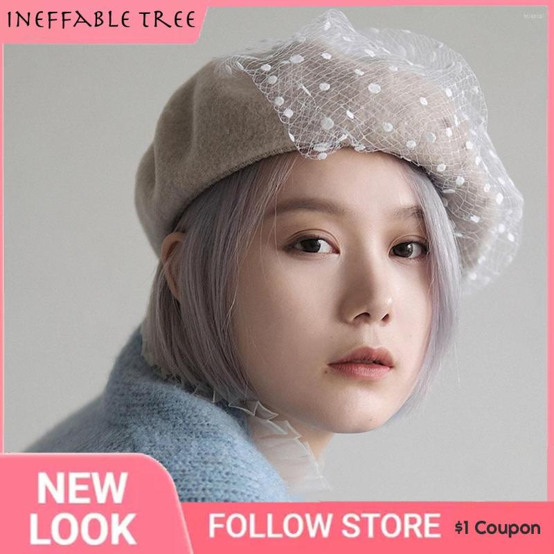 Berets Japan Women's Hats Winter Thick Wool Adjustable Size Solid Color Vintage Mesh Yarn Tea Party Beret Bonnet, Coffee
Berets Japan Women's Hats Winter Thick Wool Adjustable Size Solid Color Vintage Mesh Yarn Tea Party Beret Bonnet, Coffee