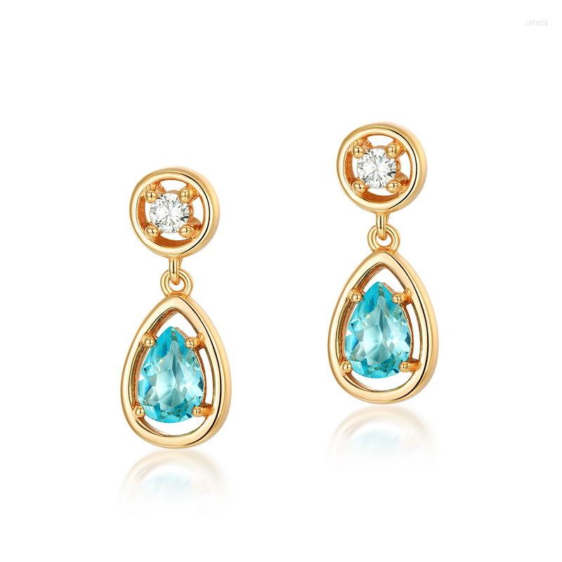 Stud Earrings Kinel 925 Sterling Silver Blue Topaz Teardrop For Women Original Certification Luxury Trendy Jewelry 2023 Spring
Stud Earrings Kinel 925 Sterling Silver Blue Topaz Teardrop For Women Original Certification Luxury Trendy Jewelry 2023 Spring