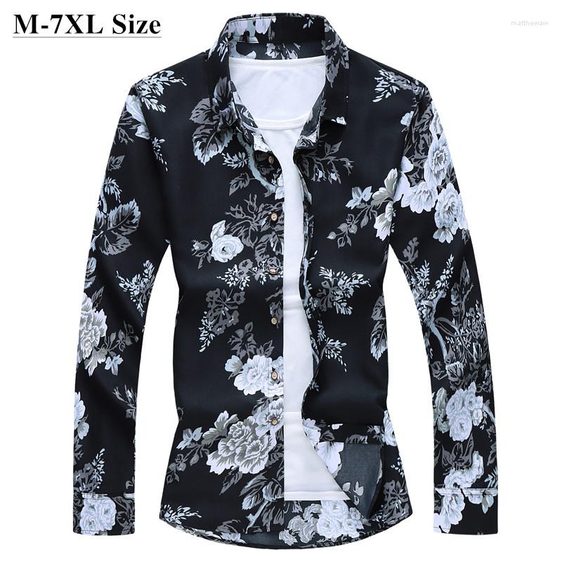 Men's Casual Shirts 2023 Autumn Men's Printed Shirt Plus Size 5XL 6XL 7XL Long Sleeve Male Brand Clothes, Black
Men's Casual Shirts 2023 Autumn Men's Printed Shirt Plus Size 5XL 6XL 7XL Long Sleeve Male Brand Clothes, Black